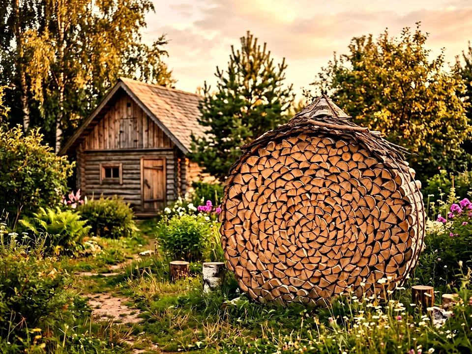 Круговая поленница holzhausen, Чебоксары, проспект Молодёжная, 37